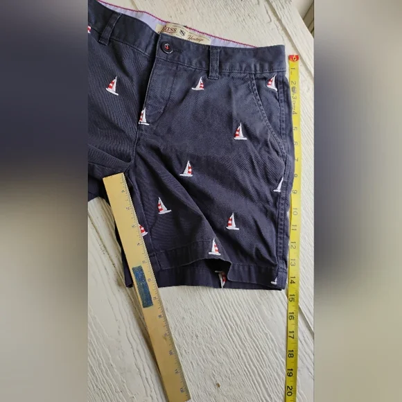 Bass Heritage Limited Edition Chino Shorts Navy Blue Women's Sz 4 100% Cotton - Picture 3 of 11